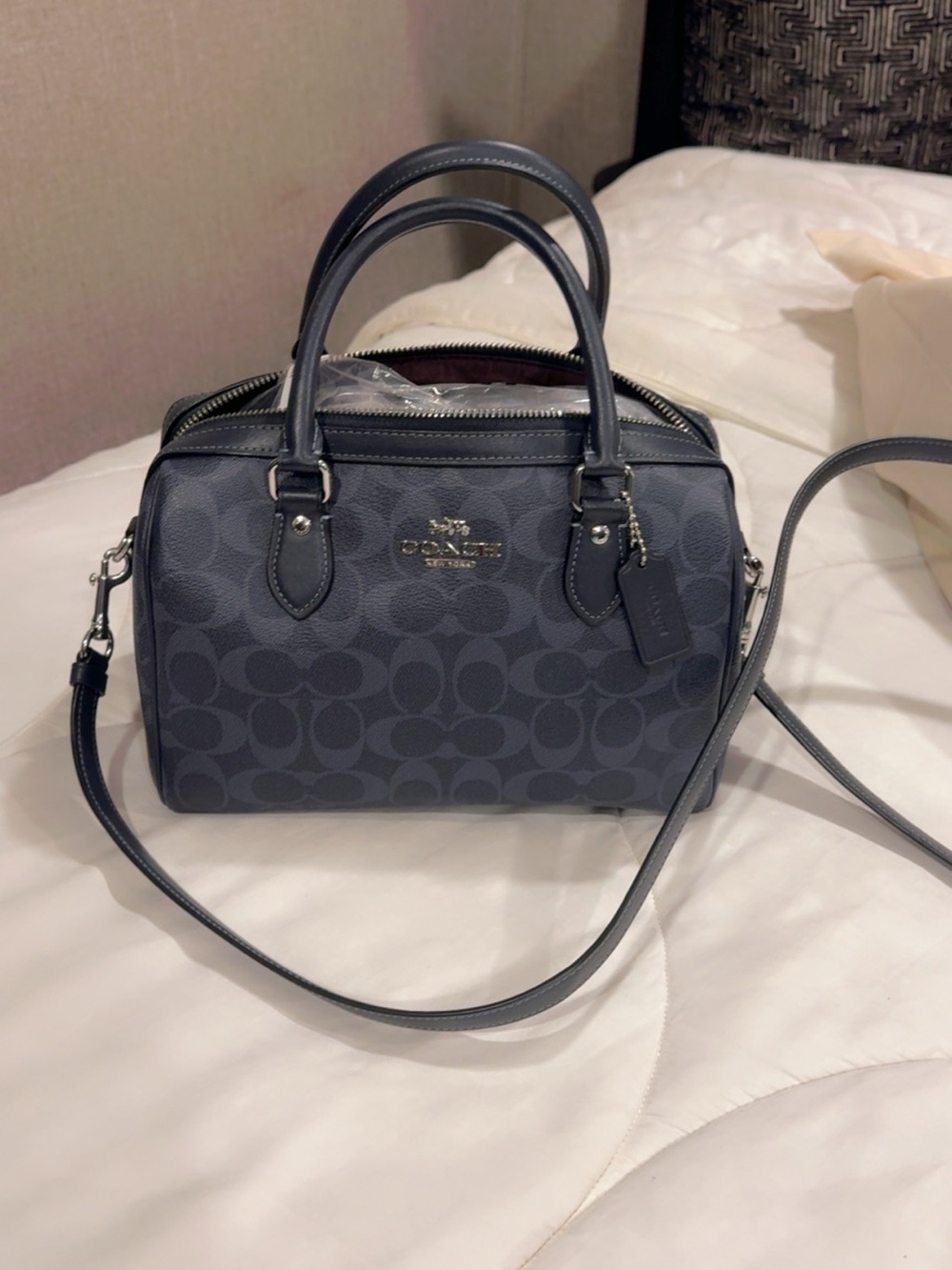 Coach Signature Monogram Rowan
